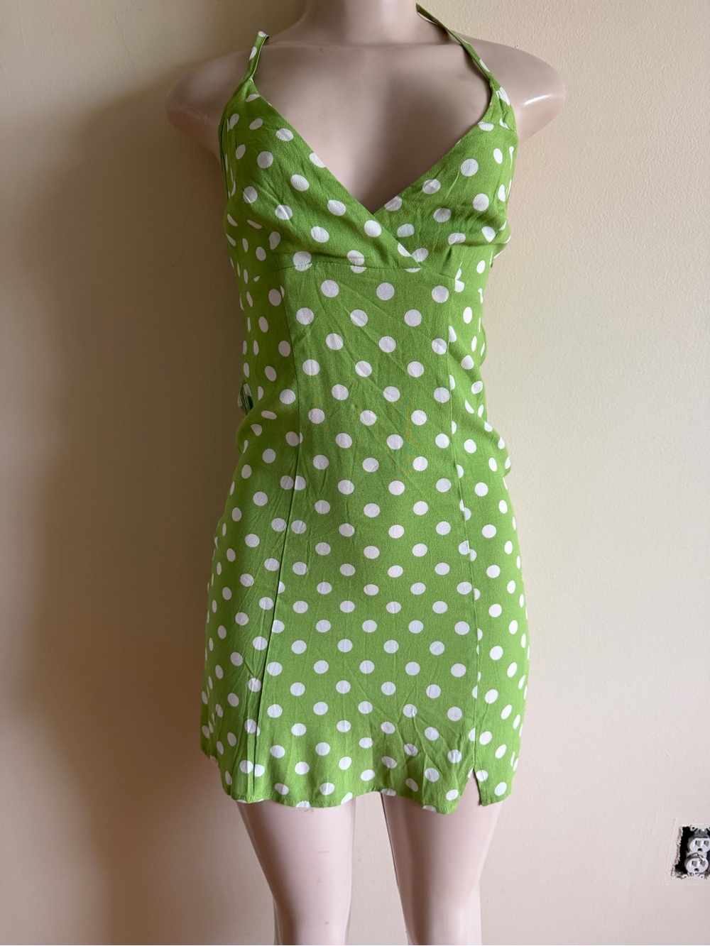 Green Polka Dot Dress - Picture 11 of 11